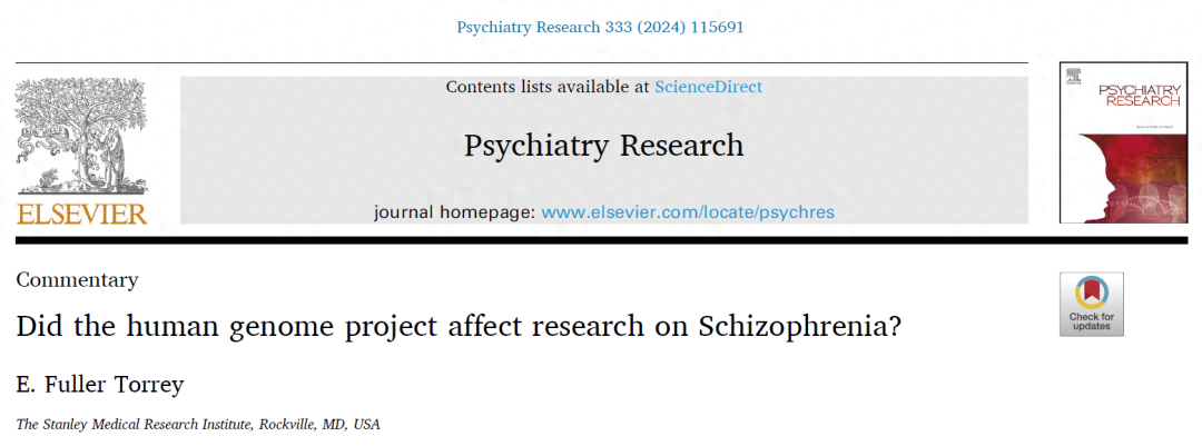 生物界的“奥本海默”——精神分裂症视角下的人类基因组计划（上）