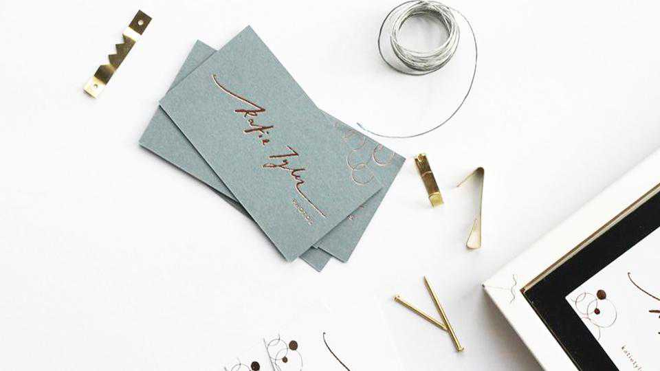 想做高端的烫金名片？用“神器”快速搞定