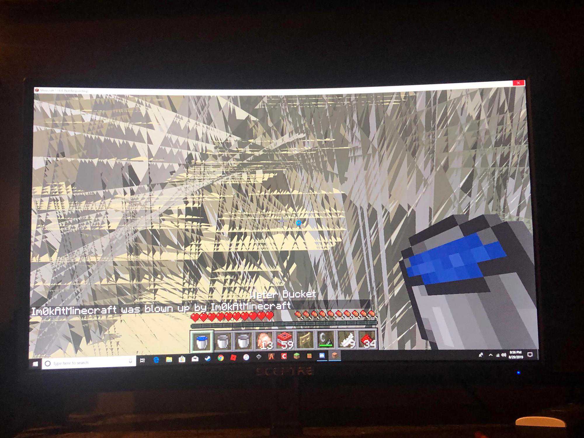 我的世界：用give指令100000颗钻石，会发生什么“诡异”的事情？